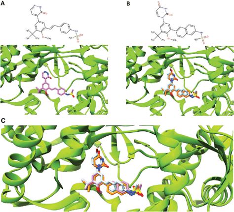 Comparison Of The Binding Pose Of Compound V And Dasabuvir A The