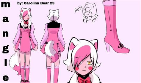 Mangle Fnaf Human Design Carolina Bear 23 By Carolinabear23 On