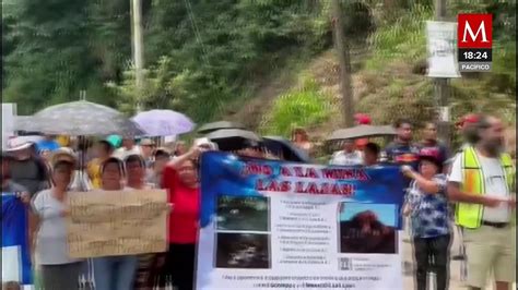 Pobladores De Diversas Comunidades Bloquean La Carretera Antigua A