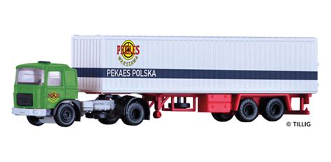 Tillig Lkw Man Pekaes Polska Lkw Transporter Tt Modellbahn Katalog