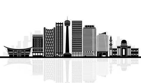 Calgary City Capital Logo Skyline Digital Design Vector Pack Canada. AI ...