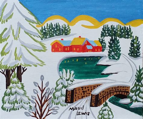 Maud Lewis Winter Wonderland