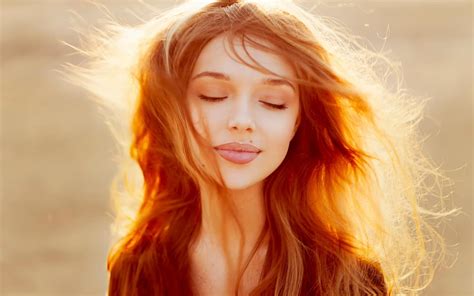 Selective Focus Photography Of A Woman With Windy Hair Women Face