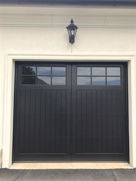 Black Carriage Style Doors - Traditional - Garage - DC Metro - by Pro ...