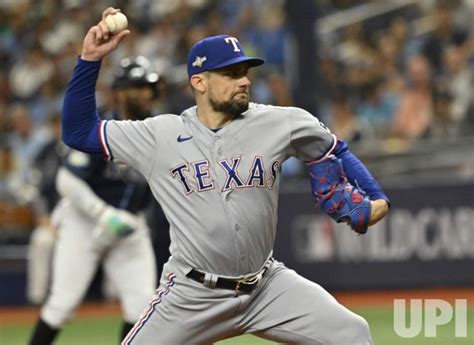 Photo Mlb Al Wild Card Game Between Tampa Bay And Texas In St