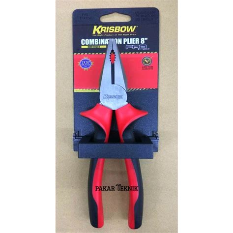 Jual Tang Tang Kombinasi Inch Combination Plier Red Krisbow