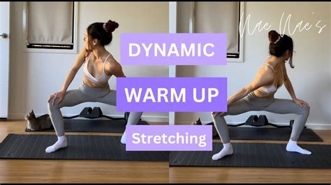 Quick Dynamic Warm Up Stretch Pre Workout No Equipment Youtube