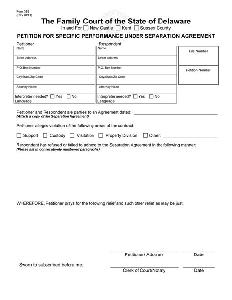 43 Official Separation Agreement Templates / Letters / Forms ᐅ TemplateLab 