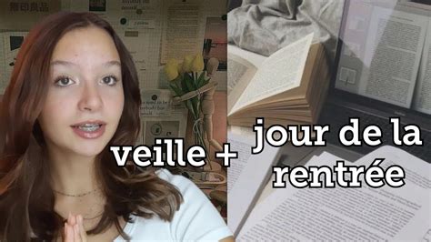 Veille Jour De La Rentr E Youtube