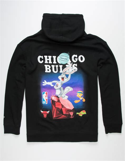 Diamond Supply Co X Nba Space Jam Bulls Mens Hoodie Black Tillys