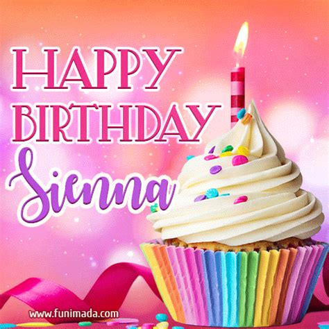 Happy Birthday Sienna Lovely Animated 