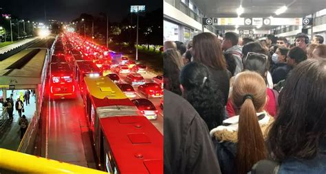 Transmilenio Hoy Colapsa Por Bloqueos Rinde M S A Pie