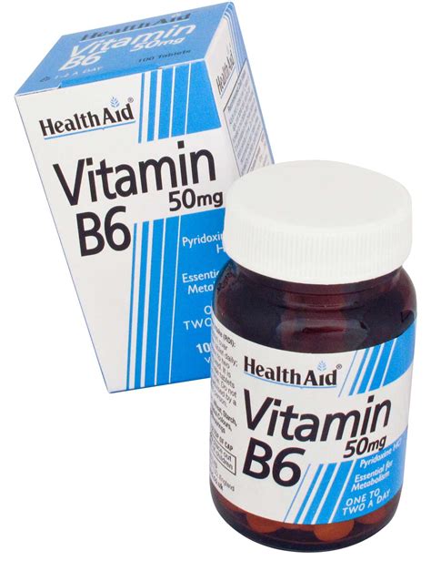 Online Healthaid Vitamin B6 Pyridoxine Hcl 10mg 100 Tablets Prices