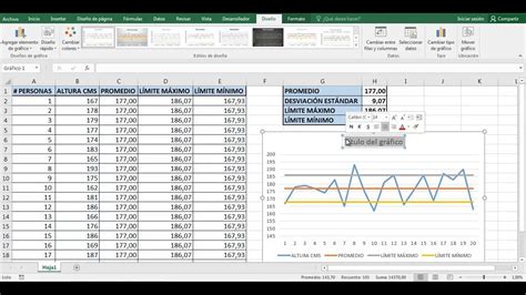 DESVIACIÓN ESTÁNDAR CÁLCULO GRÁFICA ANÁLISIS EN EXCEL 2016 YouTube