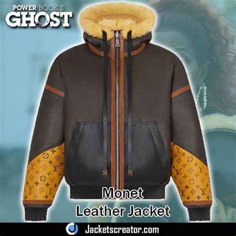 Power Book Ii Ghost Monet Shearling Leather Jacket Jackets Creator Jackets Leather Jacket