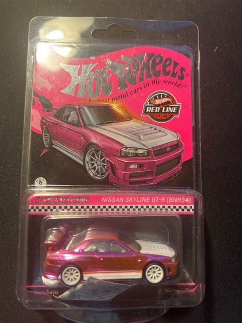 HOT WHEELS RLC REDLINECLUB SKYLINE R PINK Hobbies Toys Toys Games On Carousell