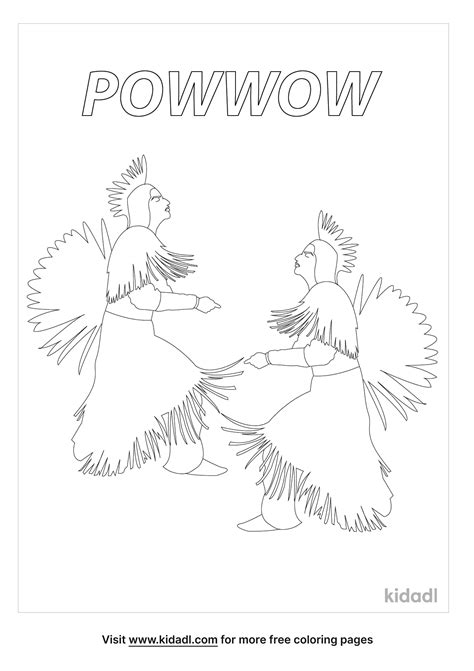 Pow Wow Coloring Pages Coloring Pages