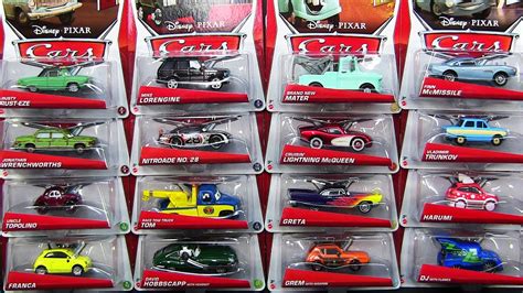 2013 Cars 2 "F" 24 Die-Cast Car Case Mattel Die-Cast Unboxing New ...