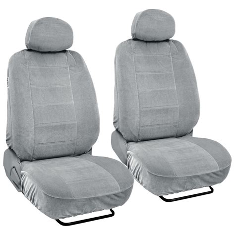 Gray Full Cloth Encore Style Premium Car Seat Covers Low Back 9 Pc Ebay