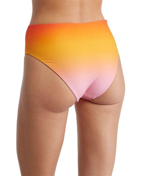 We Wore What Ombré Bikini Bottoms in Orange Lyst