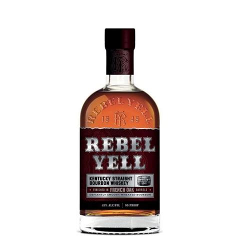 Kentucky Straight Bourbon Whisky French Oak Finish Rebel Yell L