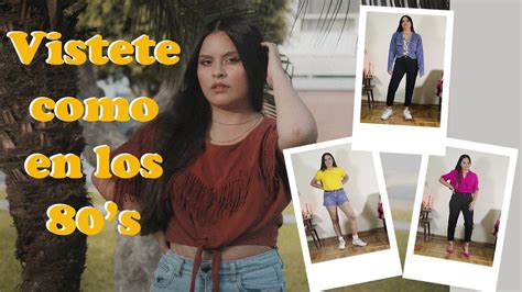 Cómo se VESTÍAN las MUJERES en los 80 ESTILO RETRO