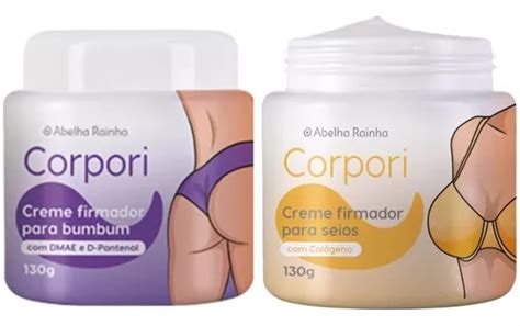 Kit 2 Creme Firmador Firmar Levantar Bumbum Seios Peitos