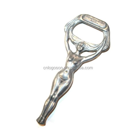 Factory Custom Metal Naked Woman Hot Sexy Girl Beer Bottle Opener