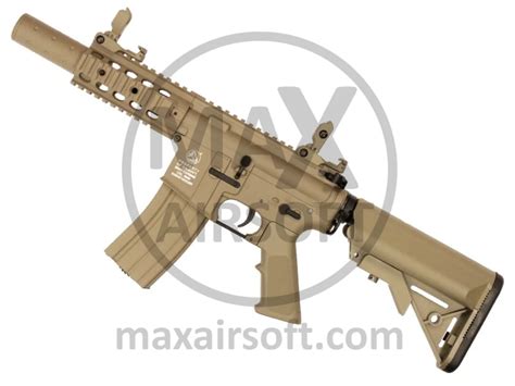 Cybergun Colt M A Special Forces Mini Tan Qsc Aeg Rifle M M