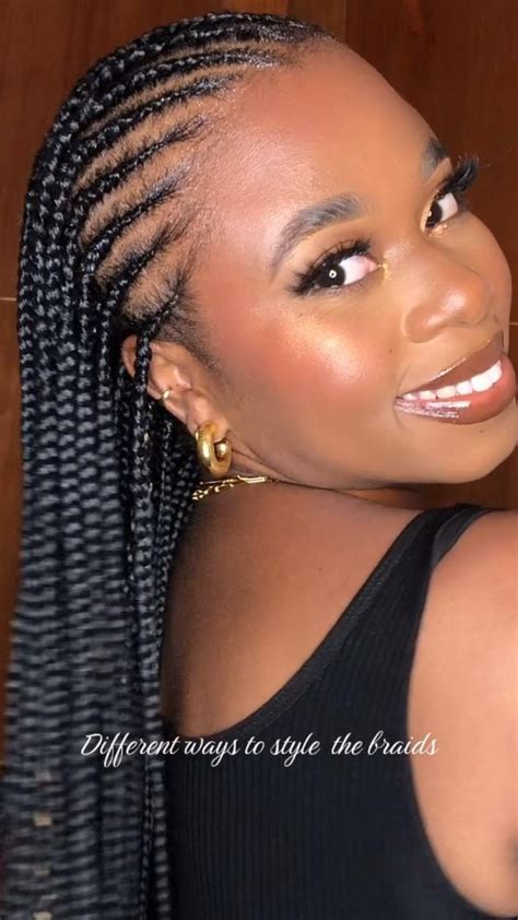 5 Ways To Style Your Braids Long Braids Goddess Braids Hair Styles