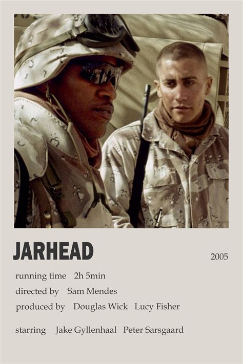 Jarhead movie poster in 2023 | Jarhead, Film posters vintage, Movie ...