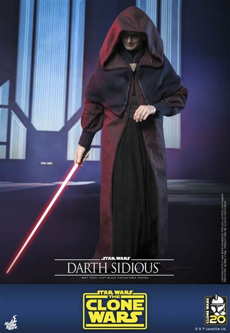 Darth Sidious Star Wars The Clone Wars Hot Toys TMS Scale Figure