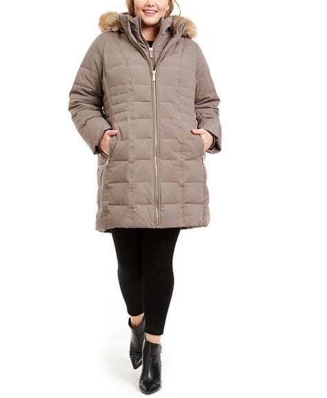 Macys Plus Size Womens Puffer Coats Tradingbasis