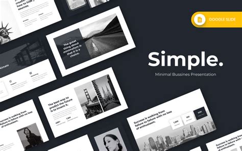 simple minimal google  template templatemonster