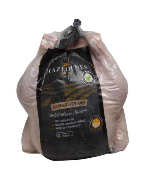 Hazeldenes Free Range Chicken Size16 Nifra Poultry