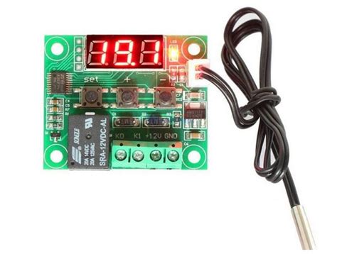 12vdc Digital Thermostat Temperature Control Module Solarbotics Ltd