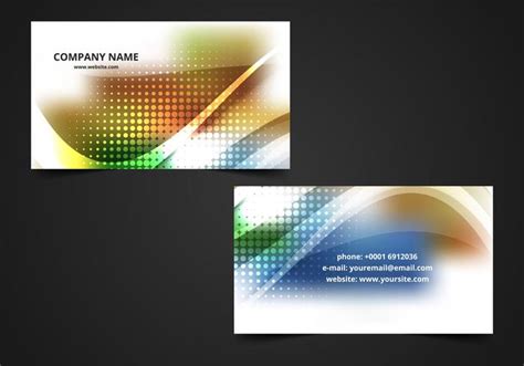 Free Vector Colorful Visiting Card Background 113363 Vector Art at Vecteezy