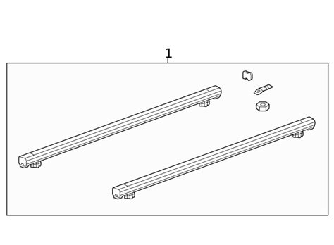 84065979 GearOn TM Tiered Storage Cross Rail 2019 2024 GM