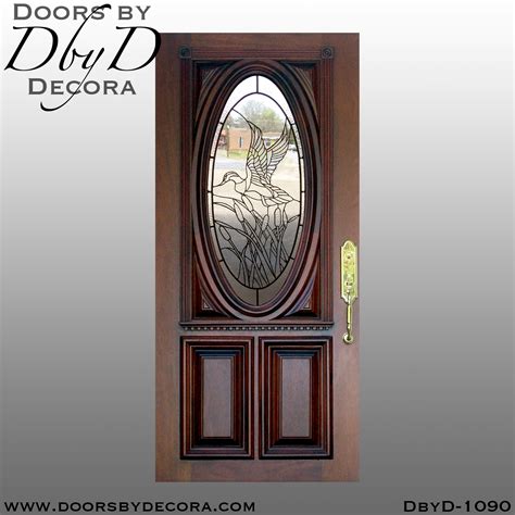 Custom Estate Leaded Glass Duck Door Doors By Decora