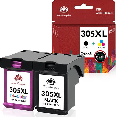 Toner Kingdom 305xl Replacement For Hp 305xl 305 Ink Cartridges Remanufactured For Hp Deskjet