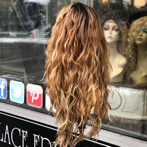 Accessories Curly Long Ombr Blonde Freepart Lacefront Wig Poshmark