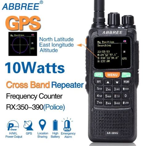 ABBREE AR-889G gps 10 Вт Высокая мощность портативная рация ...