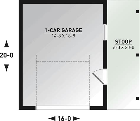 One Car Garage Plans