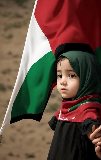 Premium Photo Palestine Flag Cinematic Style