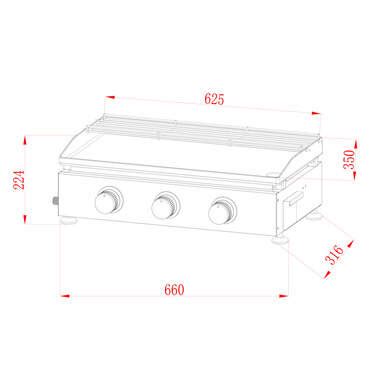 Plancha Gaz En Fonte Br Leurs Ohio Oogarden