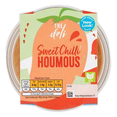 Sweet Chilli Houmous 200g The Deli Aldiie