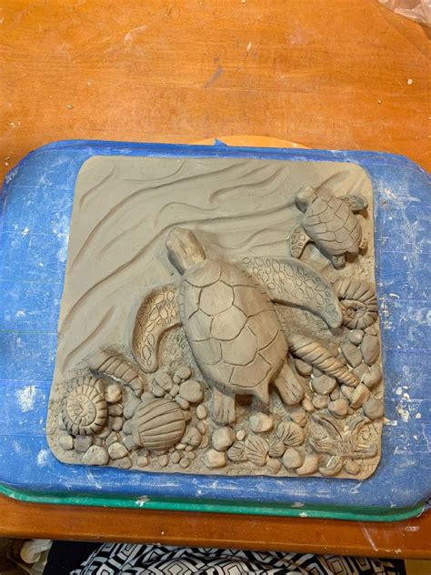 Ceramic Tile Art Clay Tiles Ceramic Clay Clay Art Projects Ceramics