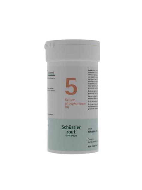 Schüssler zout Kalium phosphoricum 5 D6 400 tabletten