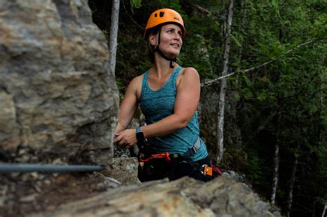 Via Ferrata de la Chute à Philomène Route des Via Ferrata du Québec