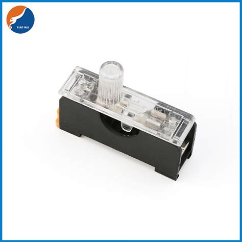 X Mm Mm Din Rail Fuse Holder H Cartridge Cylindrical Type